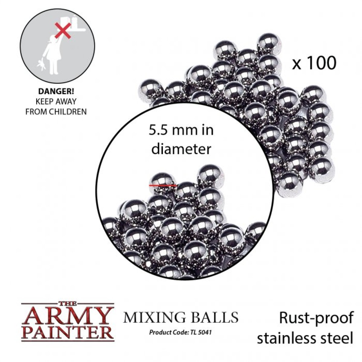 The Army Painter Paint Mixing Balls Stainless Steel
